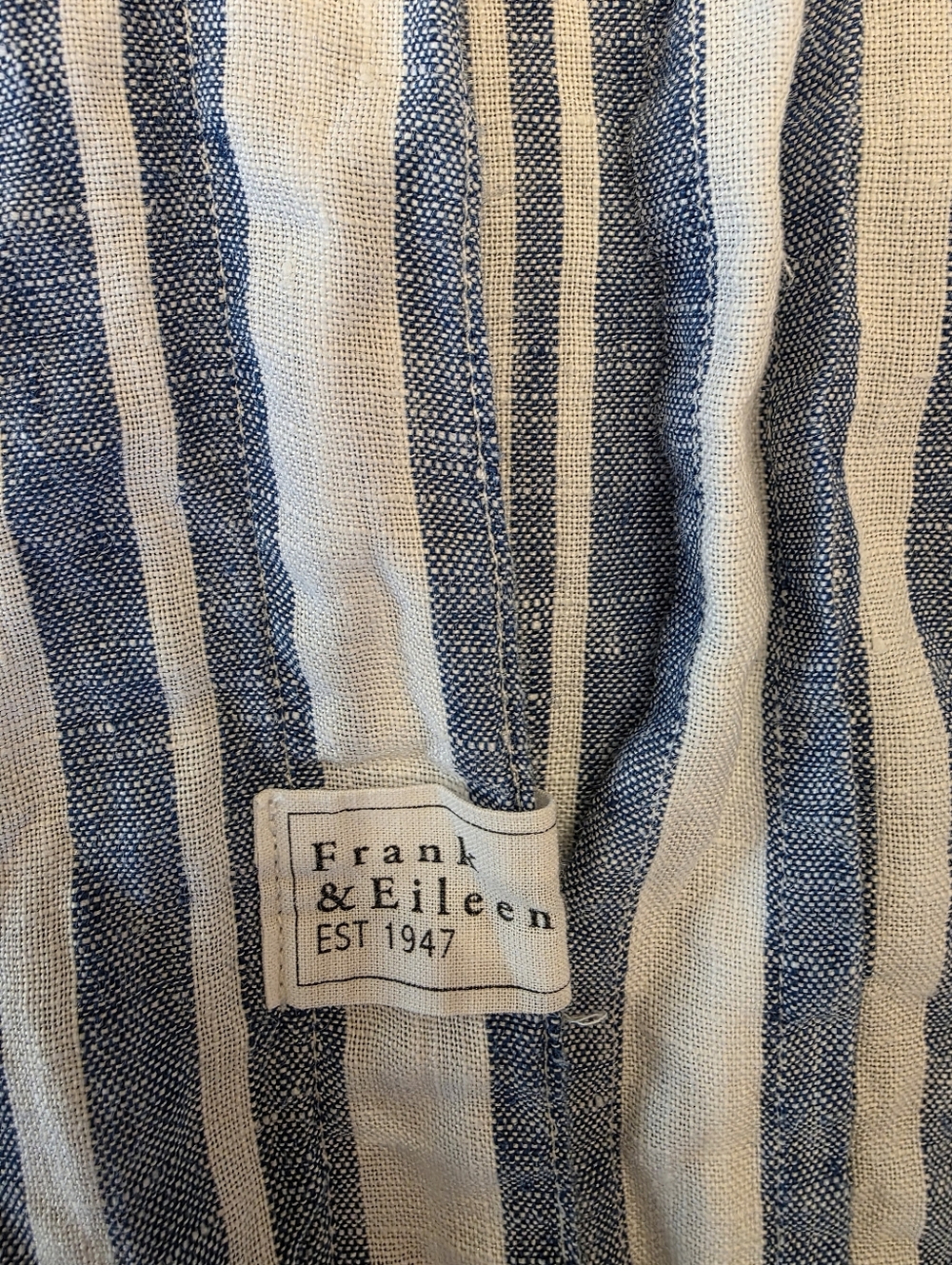 Frank & Eileen Rory Linen Shirtdress XL - Picture 8 of 8